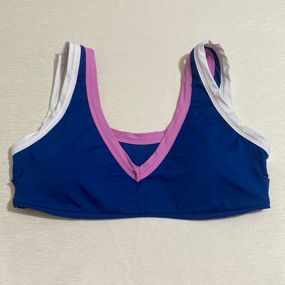 L*SPACE Women's LALA TOP Ribbed Bikini Top Size XL - Picture 4 of 6